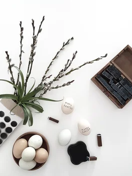 DIY: 9 pomysłów jak zrobić minimalistyczne pisanki (ostatni mnie zachwycił!)