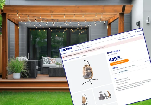 Fotel wiszący znowu pojawił się w Action w atrakcyjnej cenie! Boska opcja na wiosnę i lato - klienci go uwielbiają i ruszyli na zakupy