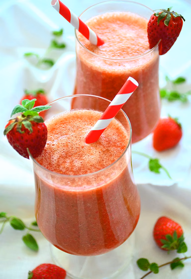 Smoothie z truskawkami