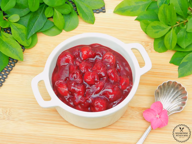 Frużelina wiśniowa - Wędrówki po kuchni