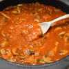 Schab z pieczarkami