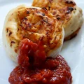 Drożdżowe ślimaczki z kurczakiem BBQ