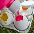 Kolorowe jajka do zabawy