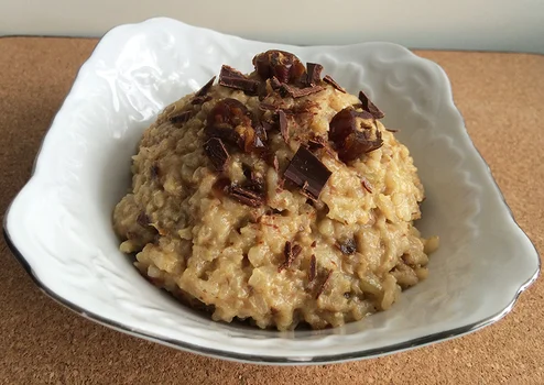 Pudding ryżowy z daktylami