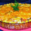 Zapiekanka makaronowa w meksykańskim stylu