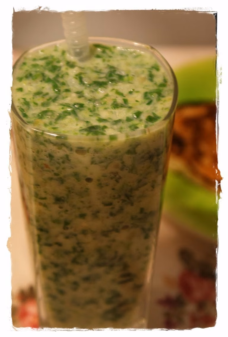 Koktajl szpinakowo-bananowy