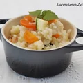 Risotto z marchewką i cukinią