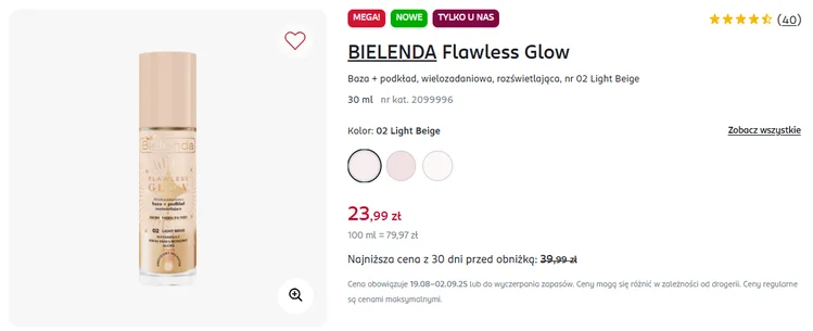 Zdjęcie Ten kosmetyk z Rossmanna za 23 zł jest nowym ulubieńcem! W opiniach wychwalają go za boskie rozświetlenie i naturalne krycie przez cały dzień #1