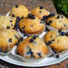 Muffinki jagodowe z białą czekoladą :)
