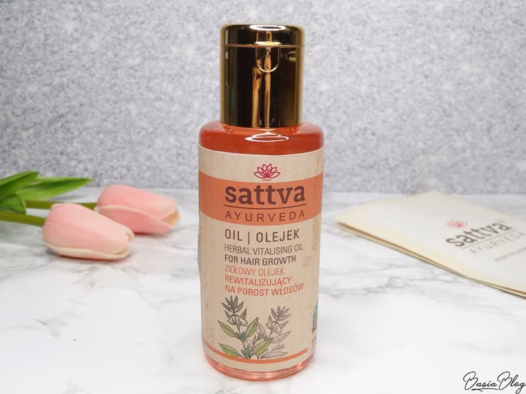 Sattva Ayurveda, ziołowy olejek rewitalizujący na porost włosów