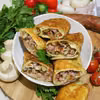 Nadziewane tortille a la krokiety
