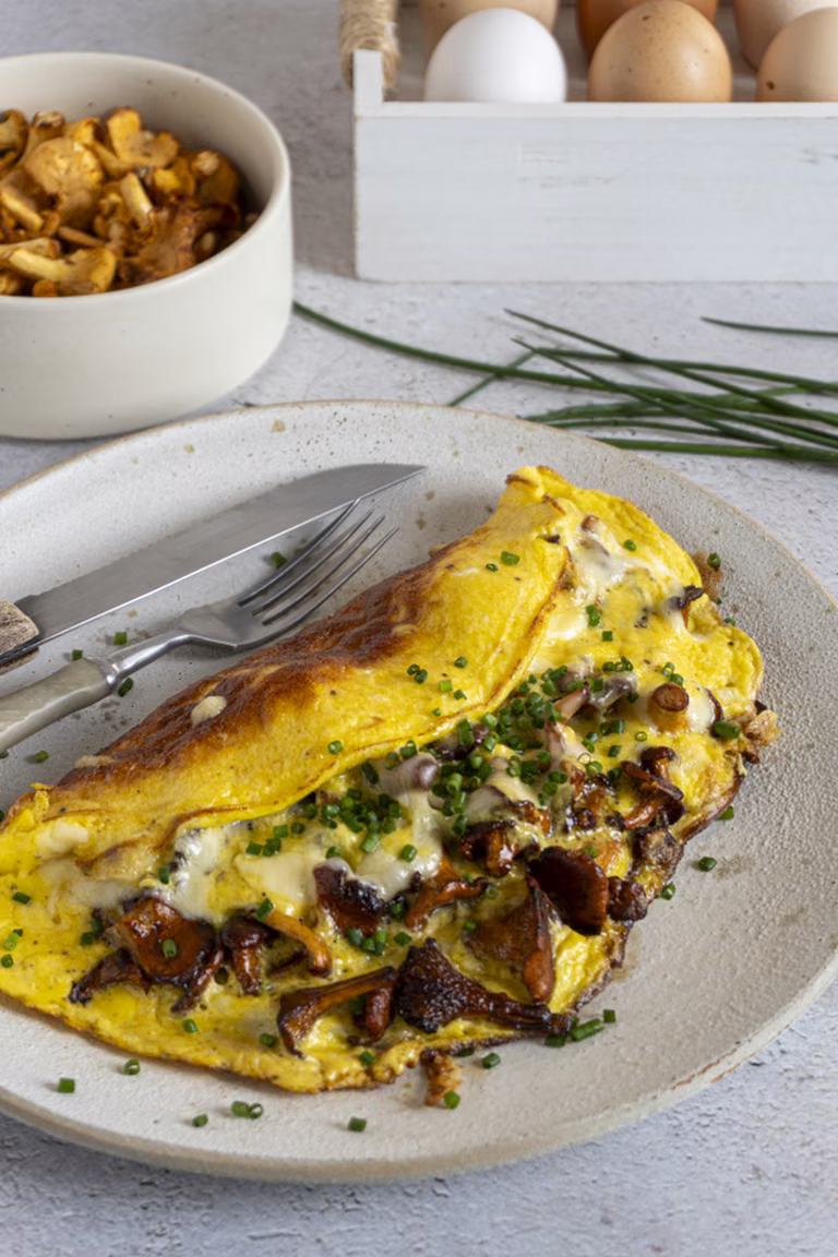 Omlet z kurkami