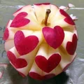 Jabłko w serduszka
