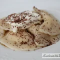 Pierogi z białym serem na słodko
