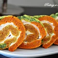 ,,Kolorowe roladki ze szpinakiem i curry''