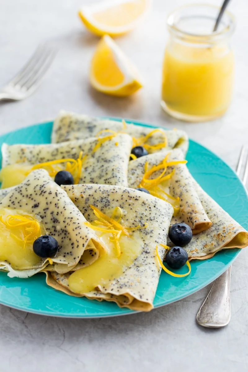 NALEŚNIKI Z MAKIEM I LEMON CURD