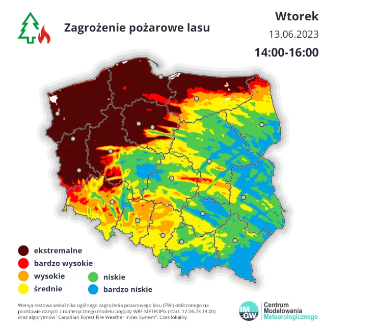 Zdjęcie Pół Polski na brązowo! Mapy pokazują duże zagrożenie! Co kryje nowy alert RCB? #1