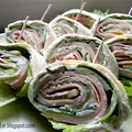 Imprezowe rollsy z tortilli- 2 wersje