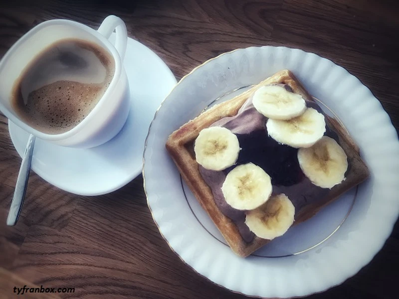 Gofry fit z kremem czekoladowym
