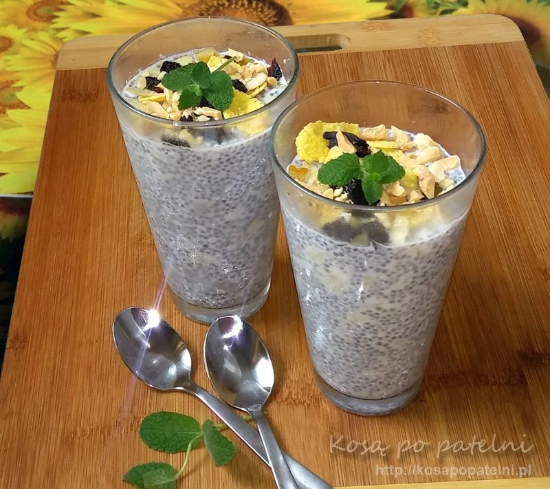 Pudding bananowy z chia