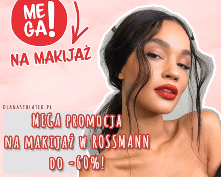 MEGA promocja na makijaż w ROSSMANN do -60%!