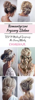 Romantyczne Fryzury Ślubne – TOP 28 Modnych Inspiracji dla Panny Młodej