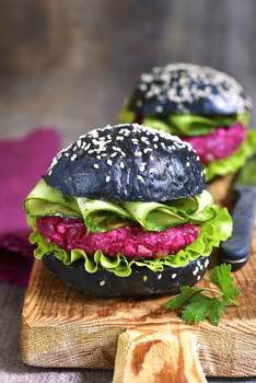 CZARNE BURACZANE BURGERY