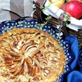 Tarta migdałowa z jabłkami