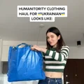 Ukrainka pokazała, co dostała od Polaków. Jak oceniła ubrania z paczki?
