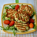 Fit kotleciki drobiowe z zielonym groszkiem