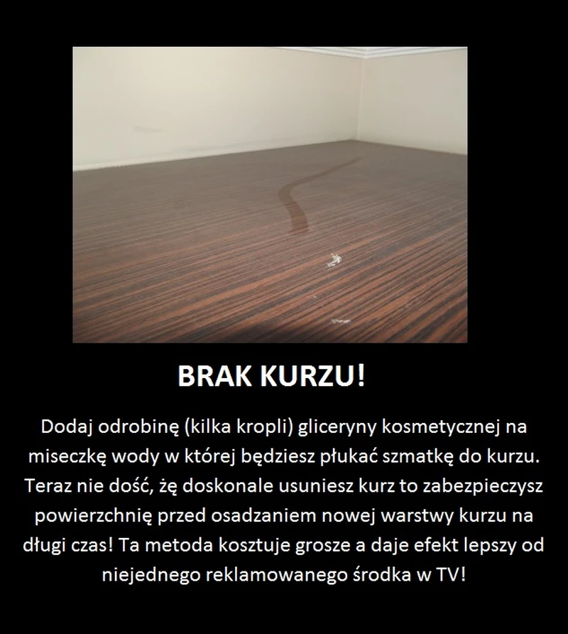 Pozbądź się kurzu na długi czas!