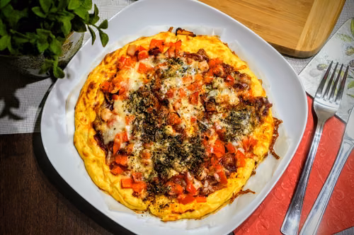 Dietetyczna pizza na spodzie z kalafiora
