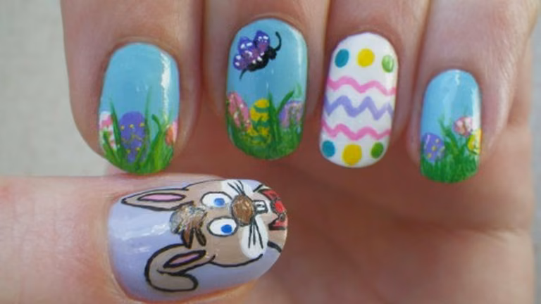 Wielkanocny manicure