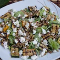 Sałatka z grillowaną cukinią