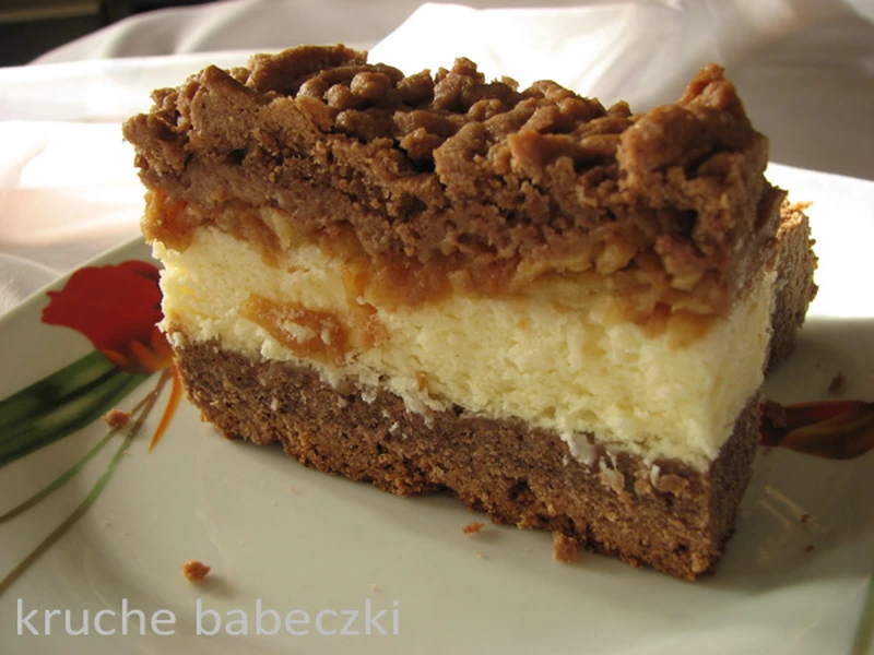 Ciasto kakaowo-kokosowe z jabłkami