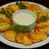 pieczone pierogi z kapustą i kaszą