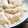 Pierogi z mięsem z rosołu i kaszą jęczmienną