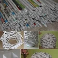 Fantastyczna lampa z papierowych rurek - instrukcja
