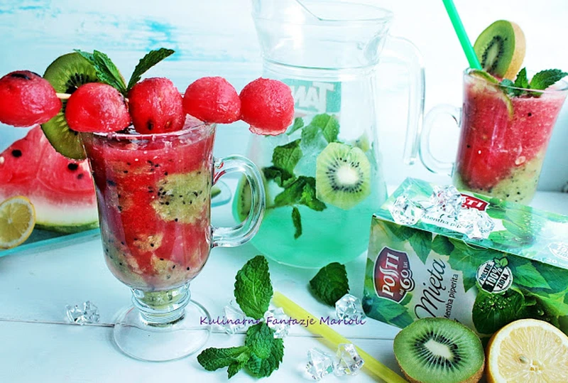Lemoniada arbuzowo-miętowa