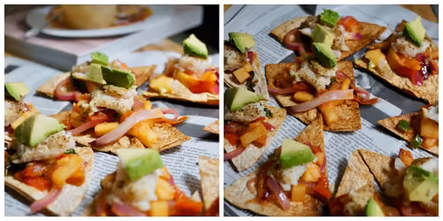 Chipsy Tortilla z Ala Salsą z Okoniem Morskim i Awokado