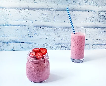 Truskawkowy pudding chia