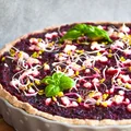 Gryczana tarta z botwinką i ricottą FIT
