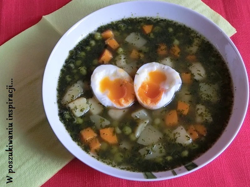 Zielona zupa dla dbających o linię
