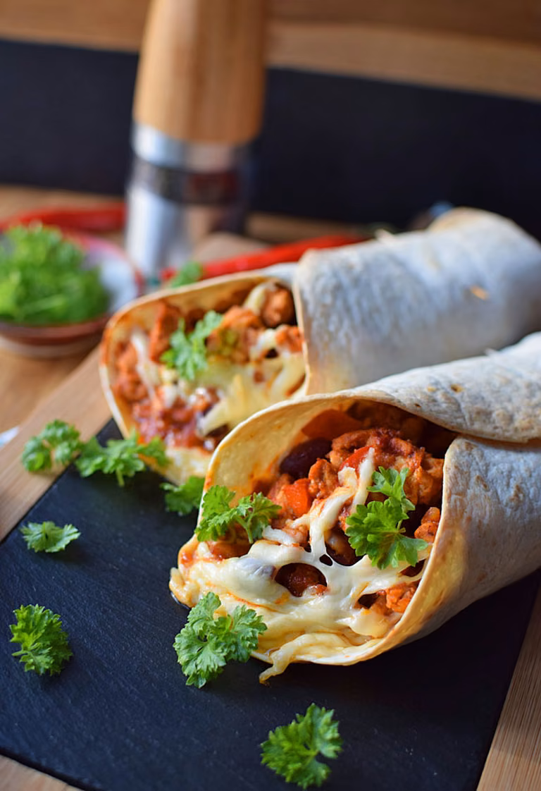 Klasyczne meksykańskie burrito