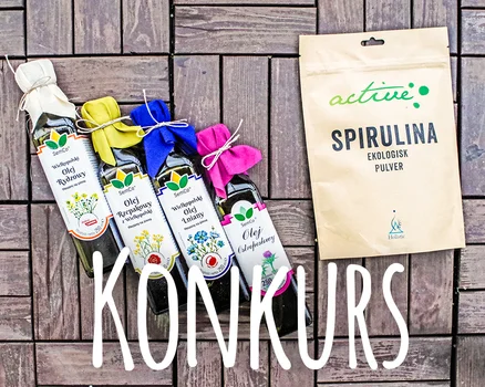 konkurs  - wygraj zdrowie: ksiażki, oleje i super food