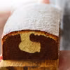 Dwukolorowa babka czekoladowo-kokosowa