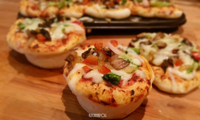 Imprezowe mini pizzerki -muffiny