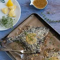 Flądra pieczona w panko