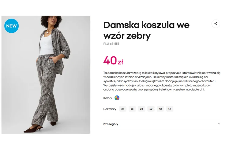 Zdjęcie Polki ruszyły do Pepco! Ten zestaw podbija lato 2026 - wygodny i kobiecy, a cena i wzór zebry zachwyca #1