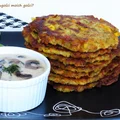 Placki ziemniaczane z gotowanych ziemniaków - wersja "na bogato"